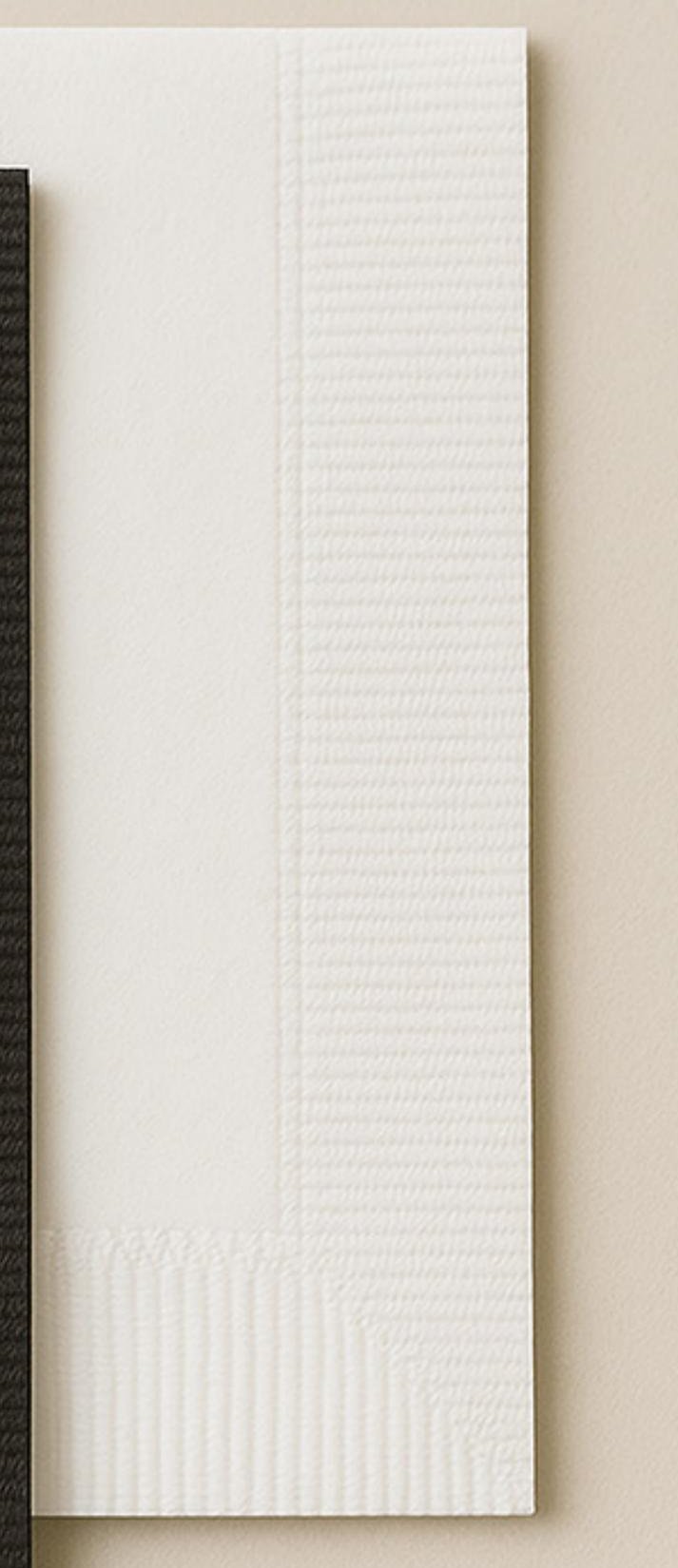 HANEI white beverage napkin