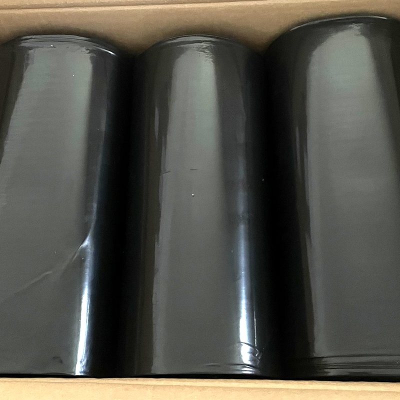 Case of thick black 65 gallon can liner rolls